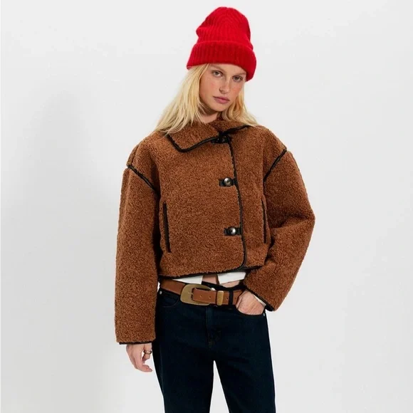 Blank NYC Dirt Road Jacket from Free People website - Brown - Size M (Women’s) - Picture 3 of 11